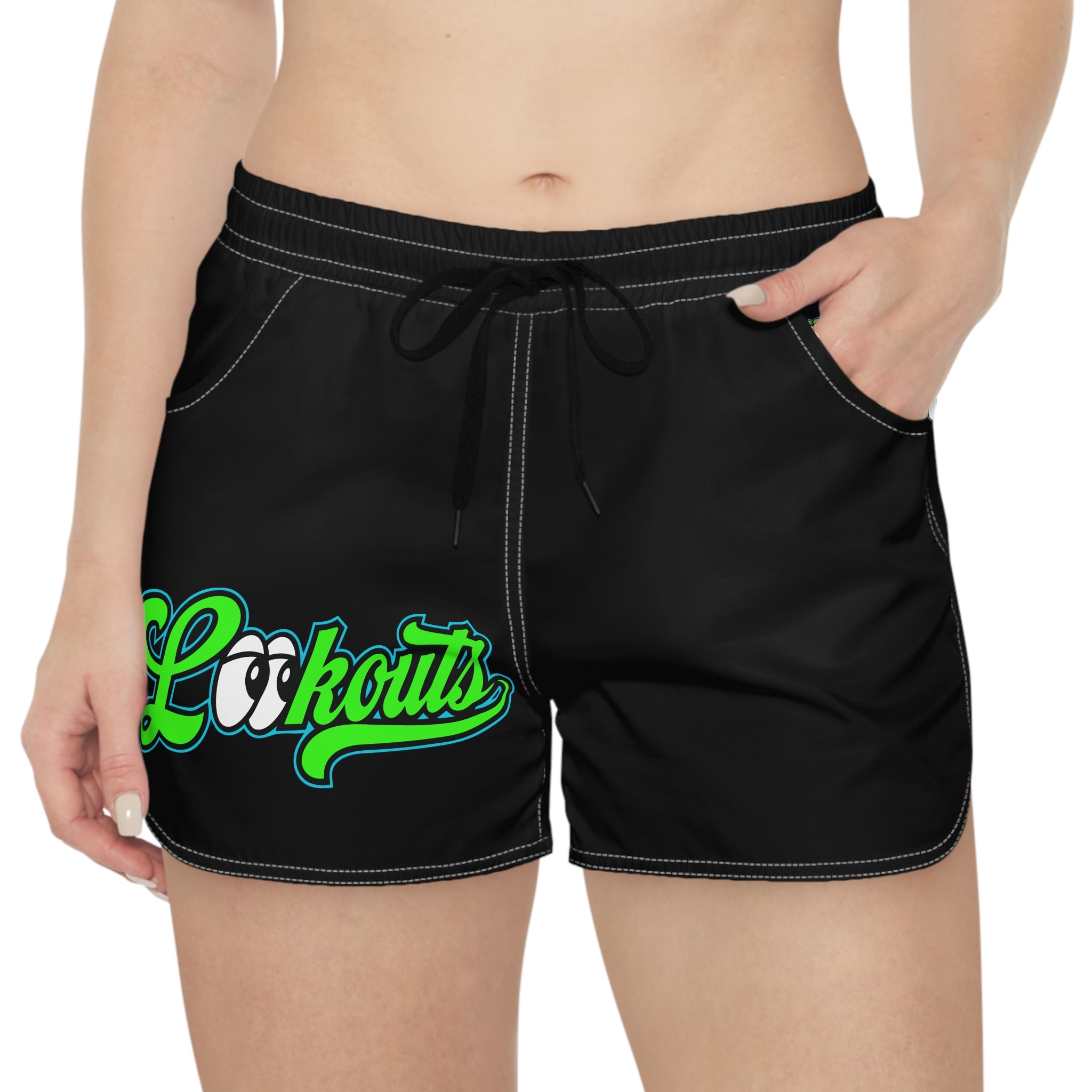 Lookouts Eyes Graphic Women's Casual Shorts