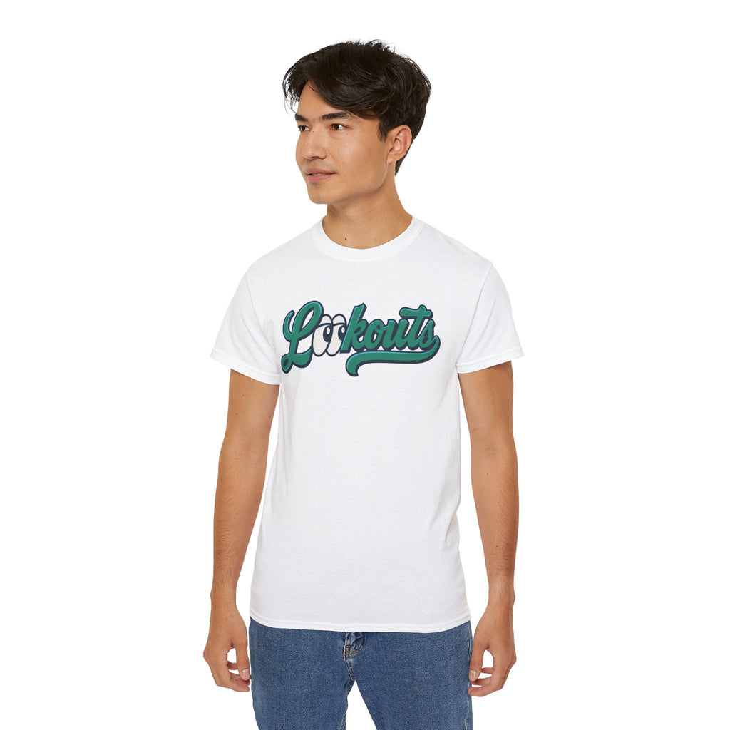 Lookouts Baseball Team Tee — Custom Player Name Cotton Shirt