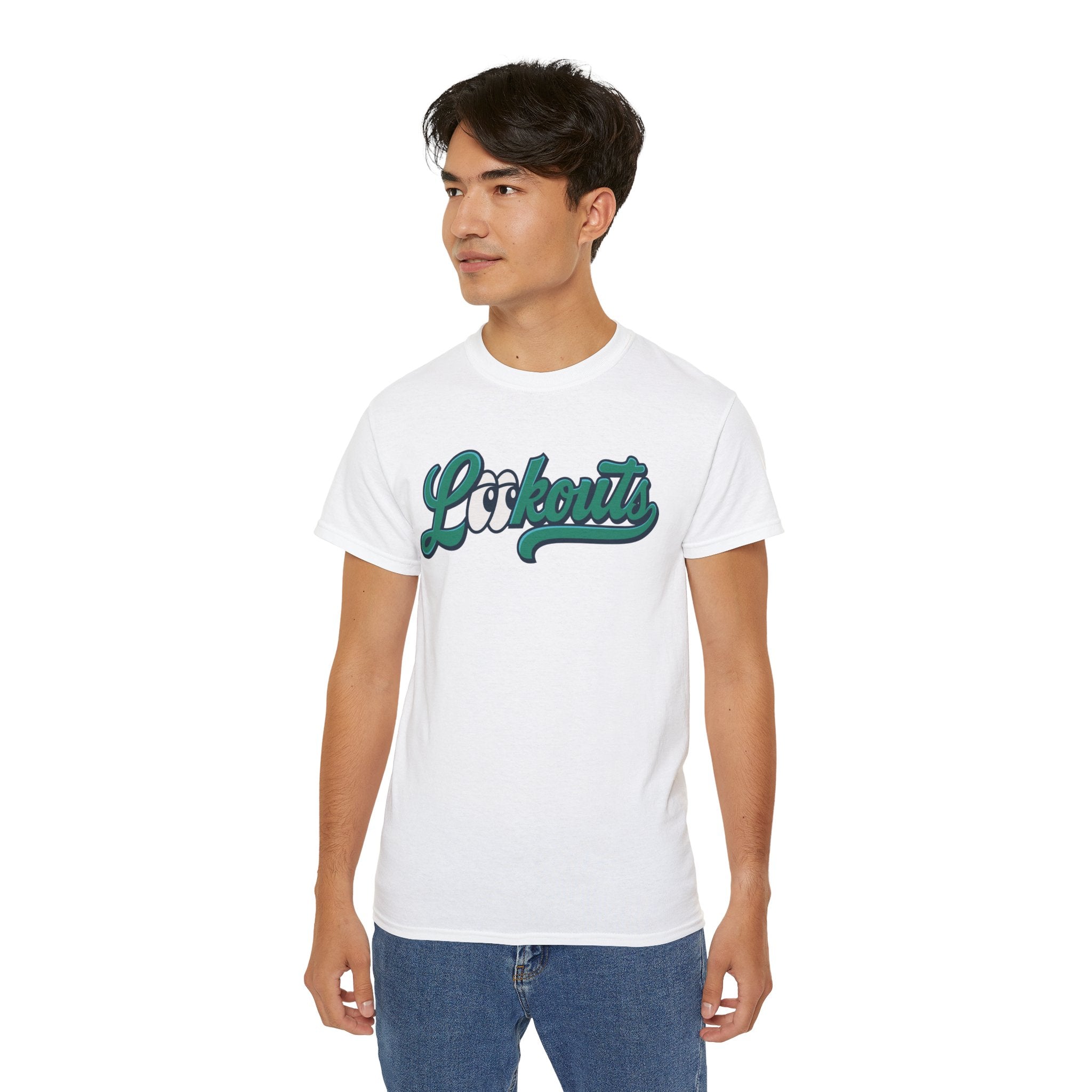 Lookouts Baseball Team Tee — Custom Player Name Cotton Shirt