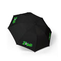 Compact Semi-Automatic Umbrella — Black Canopy w/ Lookouts Logo