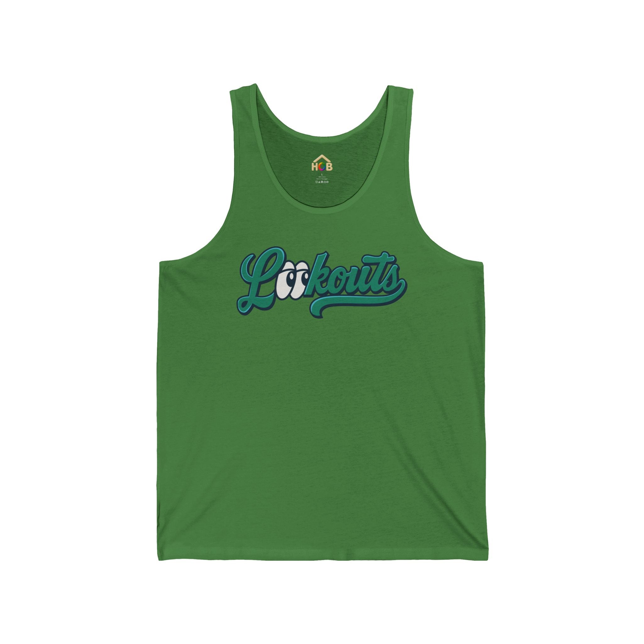 Lookouts Script Tank Top — Customizable Unisex Athletic Jersey Tank