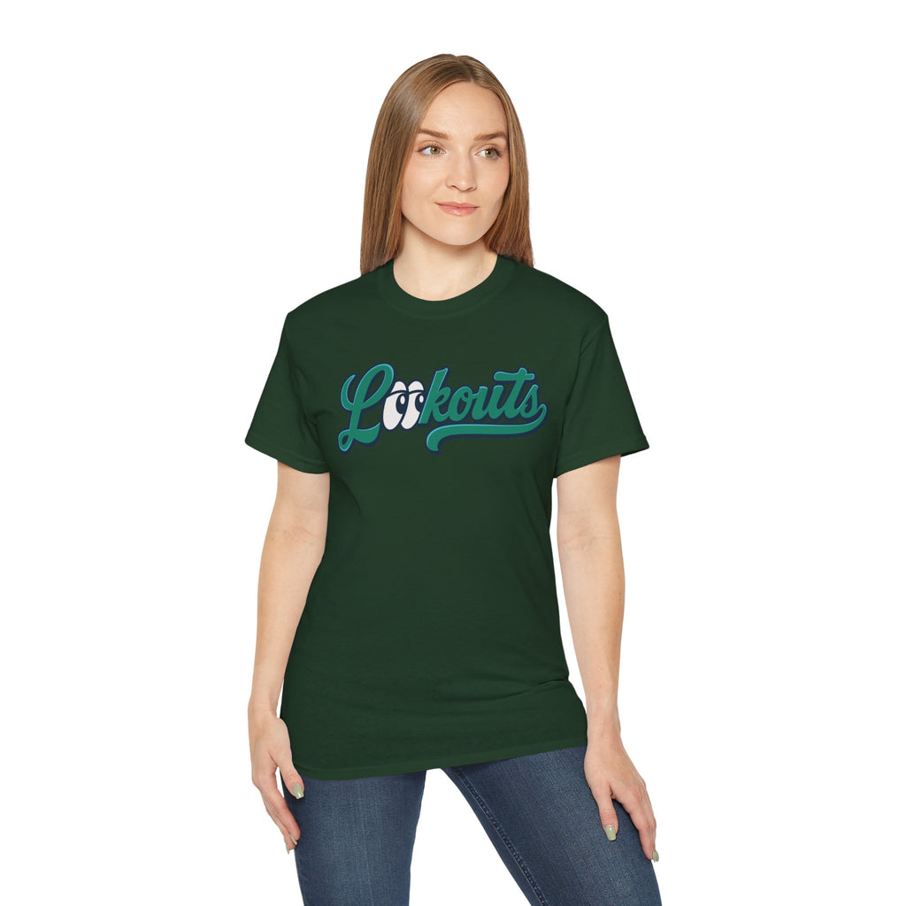 Lookouts Baseball Team Tee — Custom Player Name Cotton Shirt