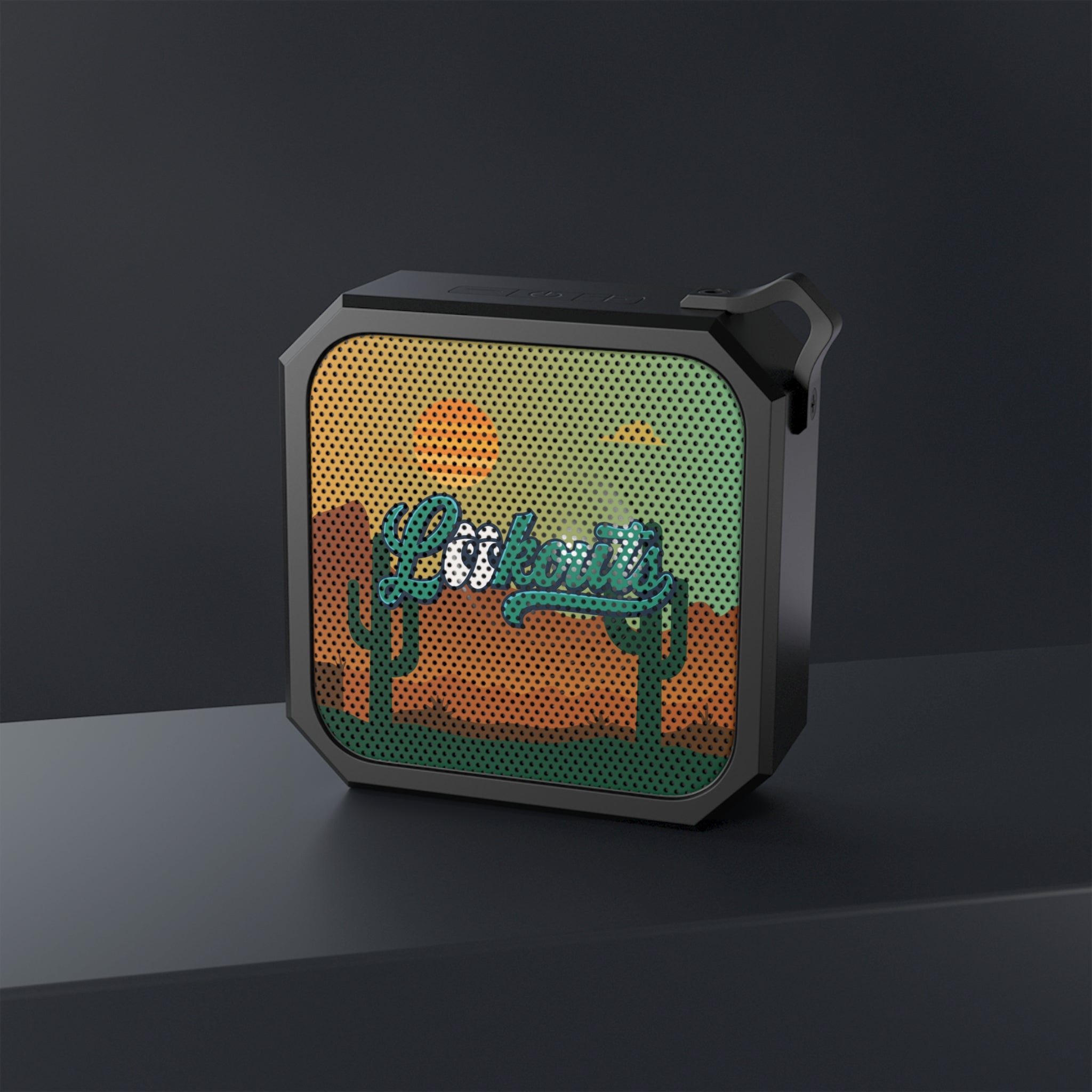 Outdoor Bluetooth Speaker — Desert Sunset 'Blackwater' Portable Wireless Speaker