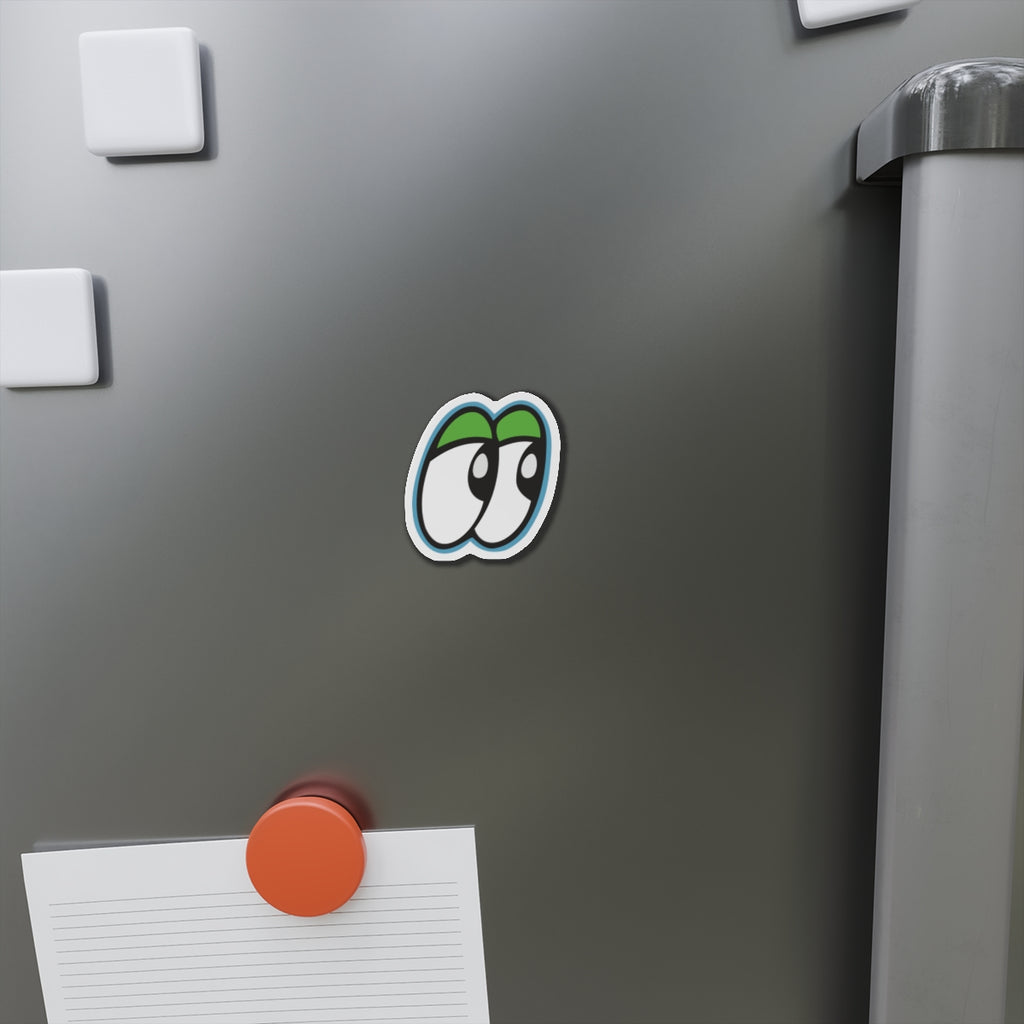 Lookouts Eyes Die-Cut Magnet — Playful Refrigerator Magnet