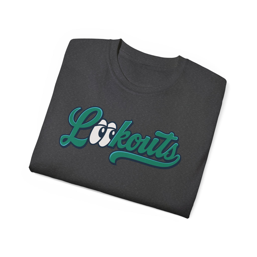Lookouts Baseball Team Tee — Custom Player Name Cotton Shirt