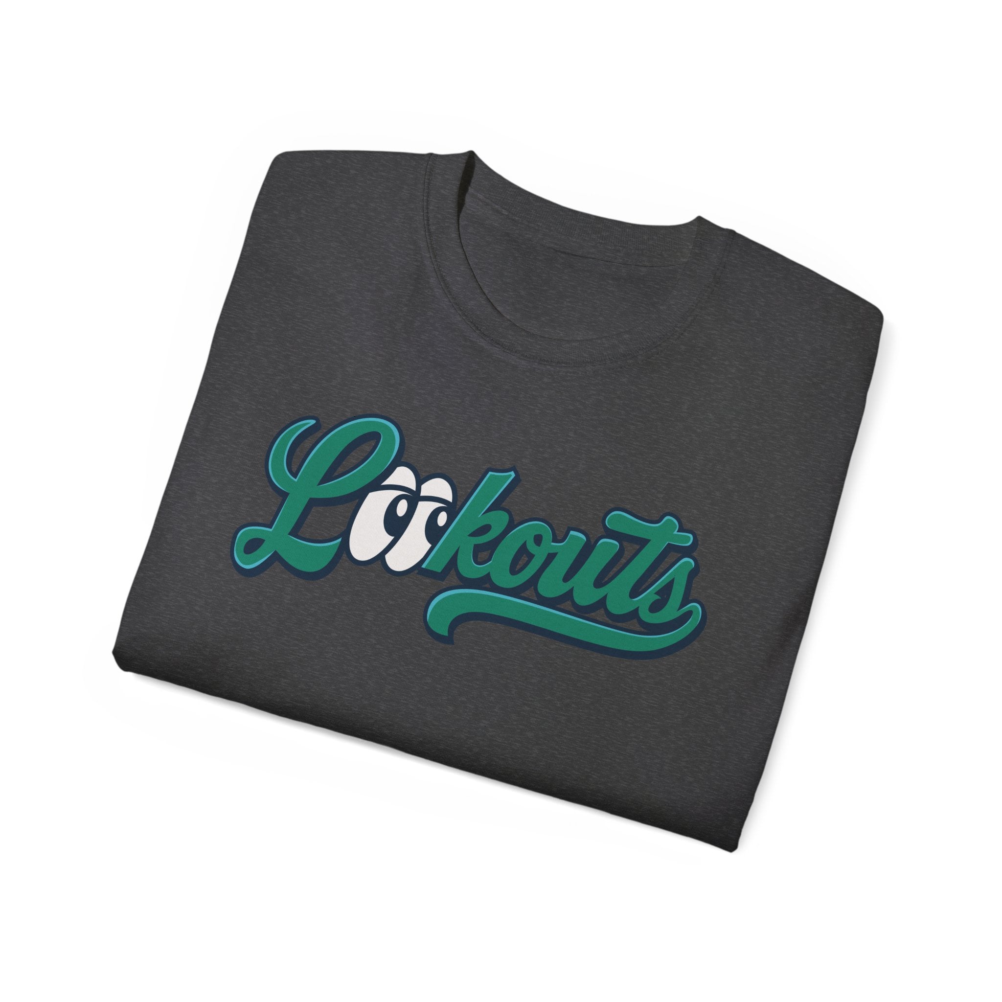 Lookouts Baseball Team Tee — Custom Player Name Cotton Shirt