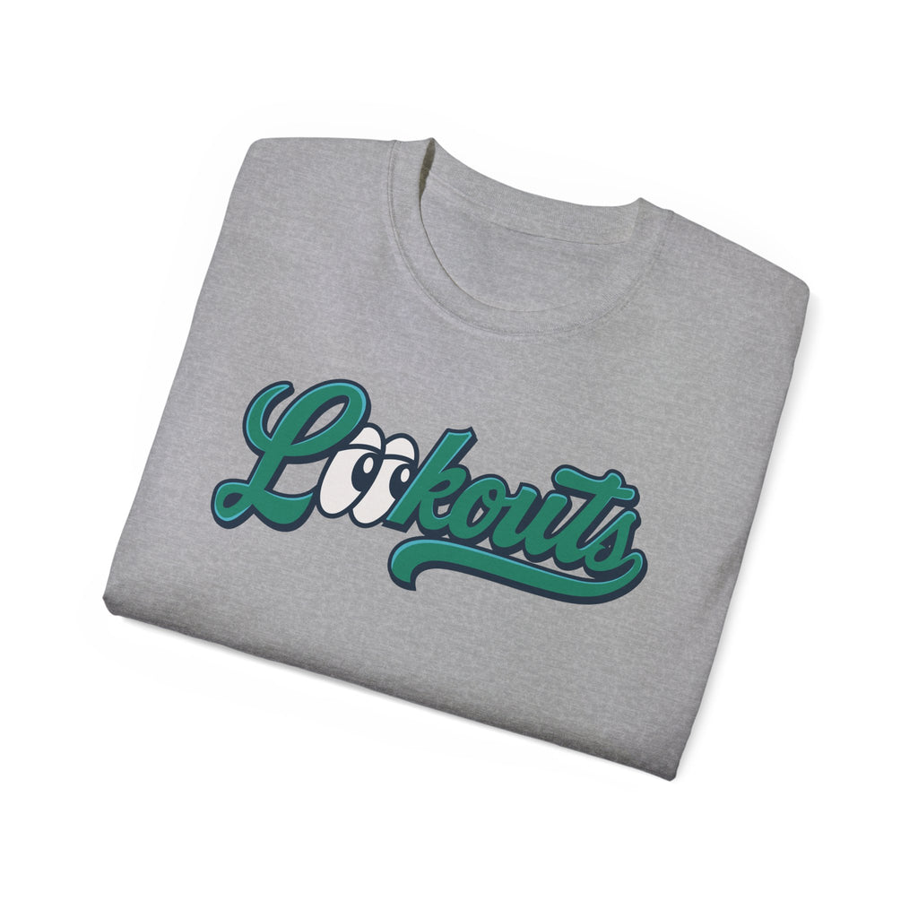 Lookouts Baseball Team Tee — Custom Player Name Cotton Shirt