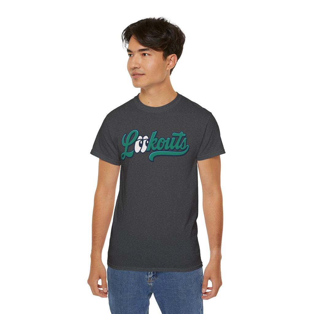 Lookouts Baseball Team Tee — Custom Player Name Cotton Shirt