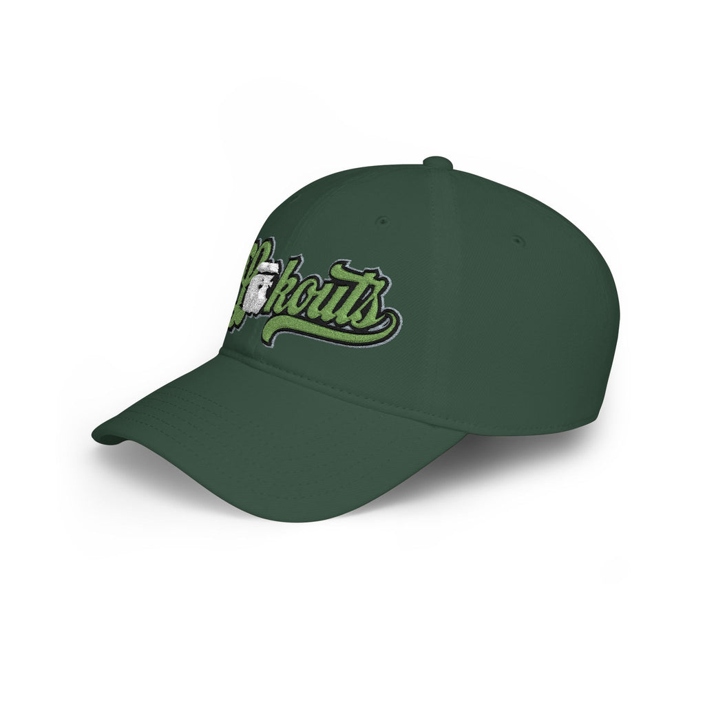 Lookouts Embroidered Baseball Cap - Vintage Script Logo