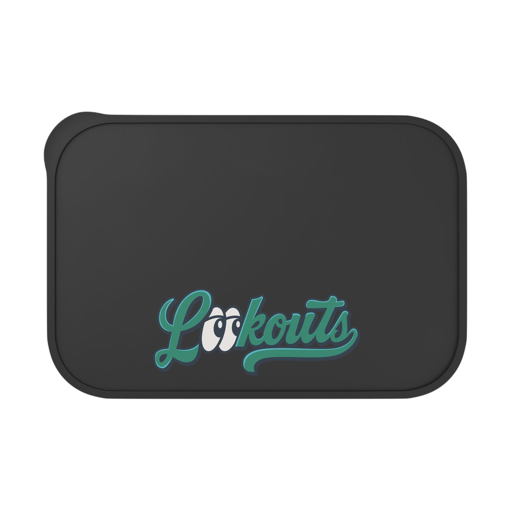Lookouts Personalized Bento Box — Custom Name Lunch Box with Band & Utensils
