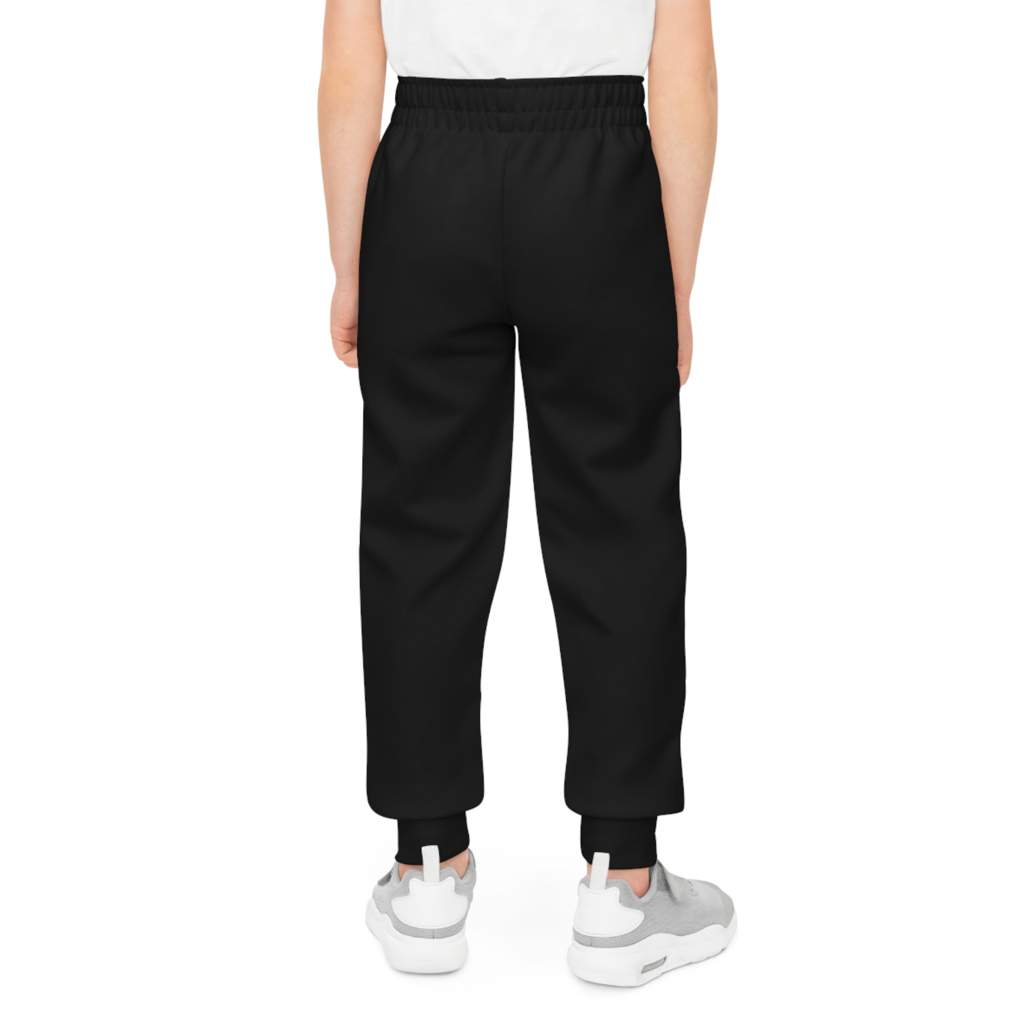 Youth Joggers — Black Kids Sweatpants with Lookouts Logo