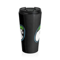 Travel Mug with Lookouts Eyes Graphic — Stainless Steel Insulated Tumbler