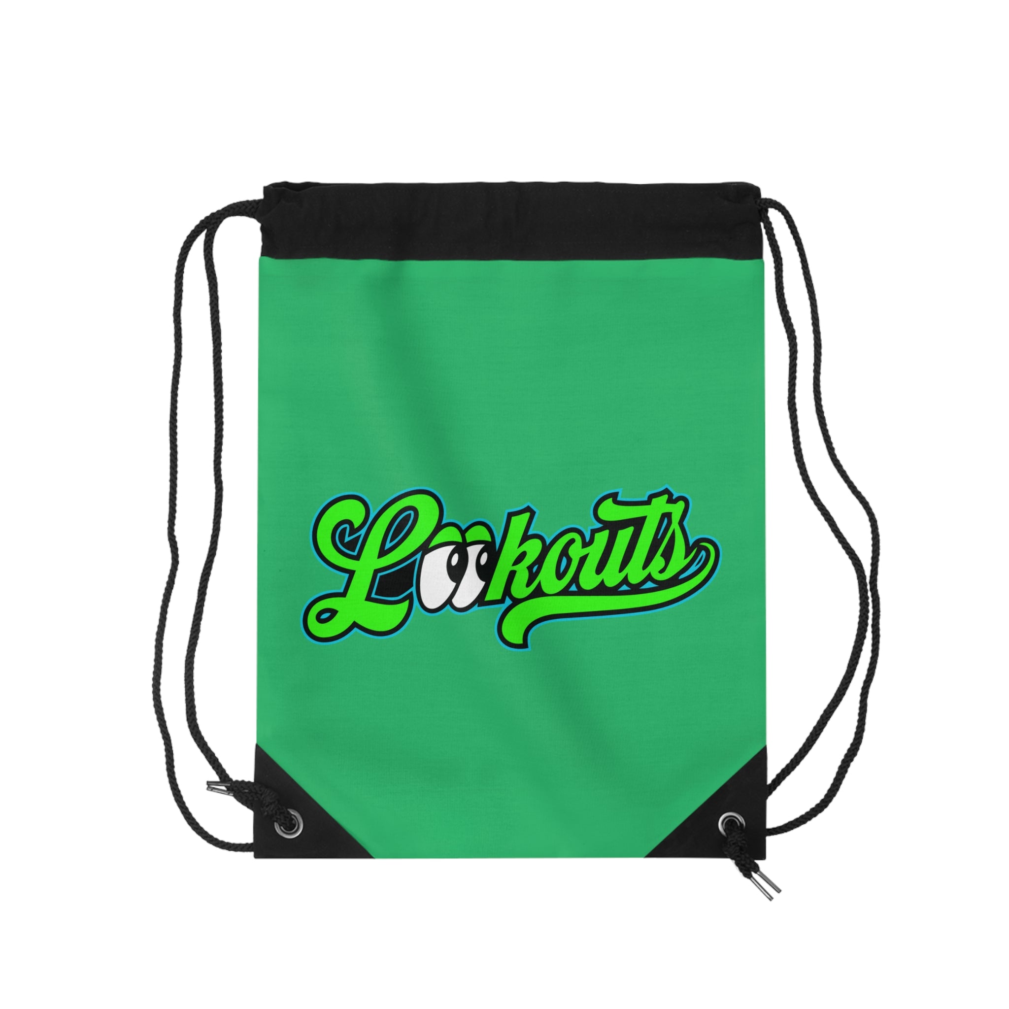 Sketchy Eyes Drawstring Bag — Lookouts Graphic Gym Sack