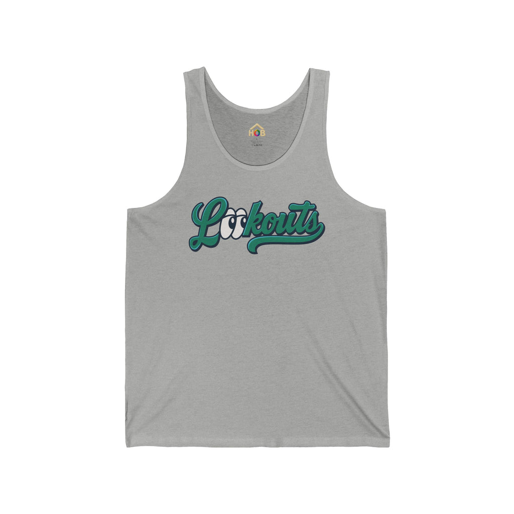 Lookouts Script Tank Top — Customizable Unisex Athletic Jersey Tank