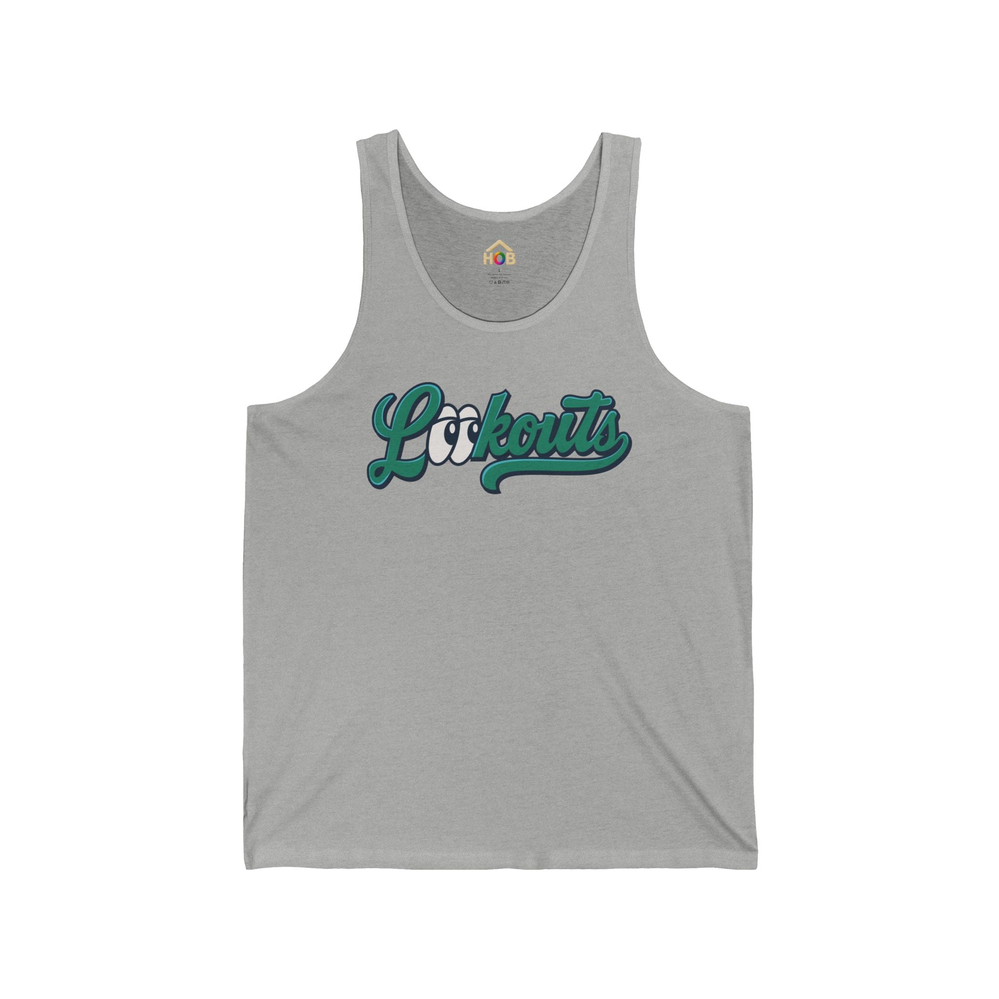 Lookouts Script Tank Top — Customizable Unisex Athletic Jersey Tank