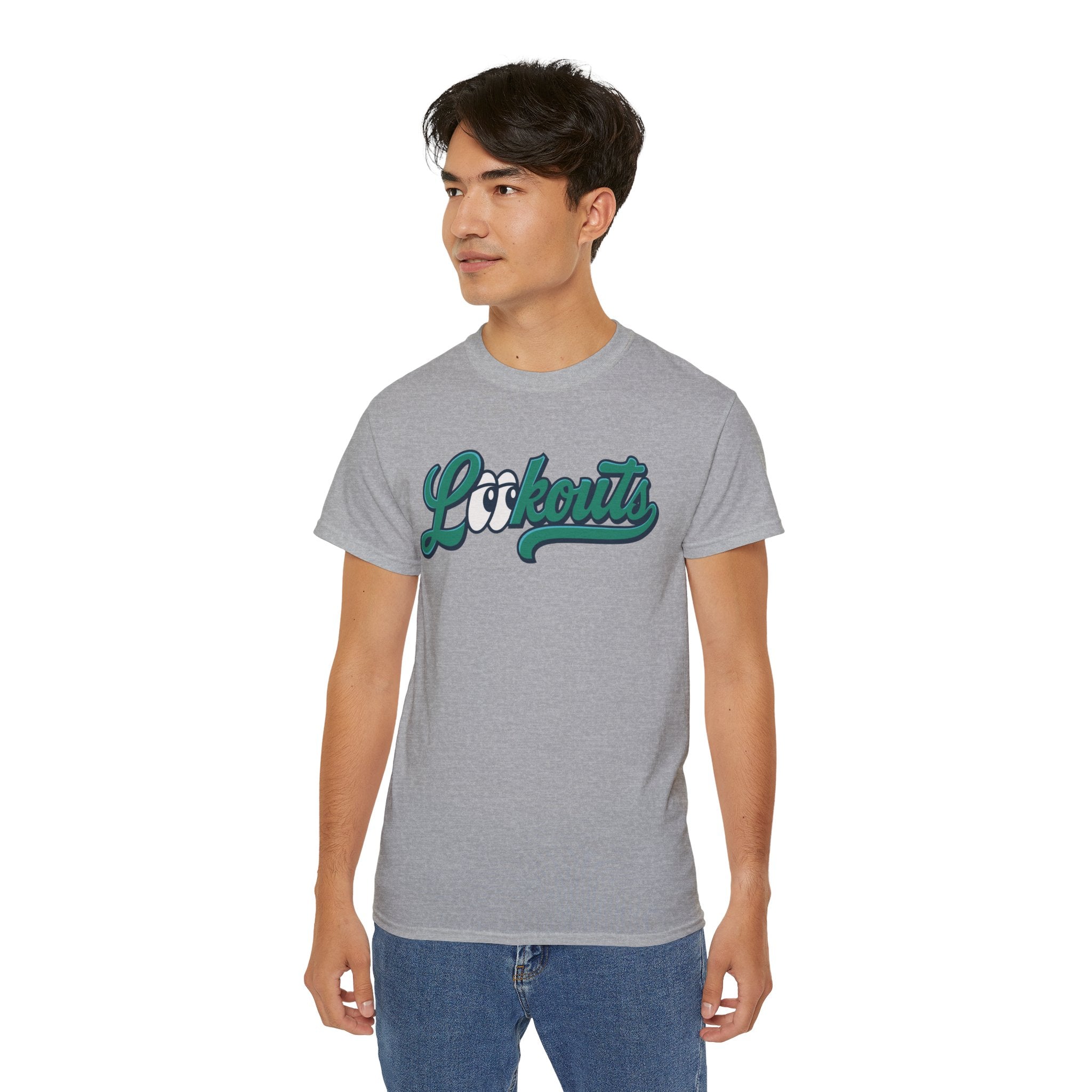 Lookouts Baseball Team Tee — Custom Player Name Cotton Shirt