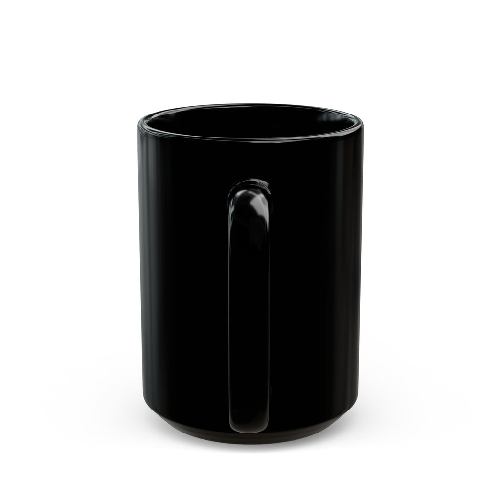 Lookouts Script Black Coffee Mug – Retro Ceramic Cup (11oz & 15oz)