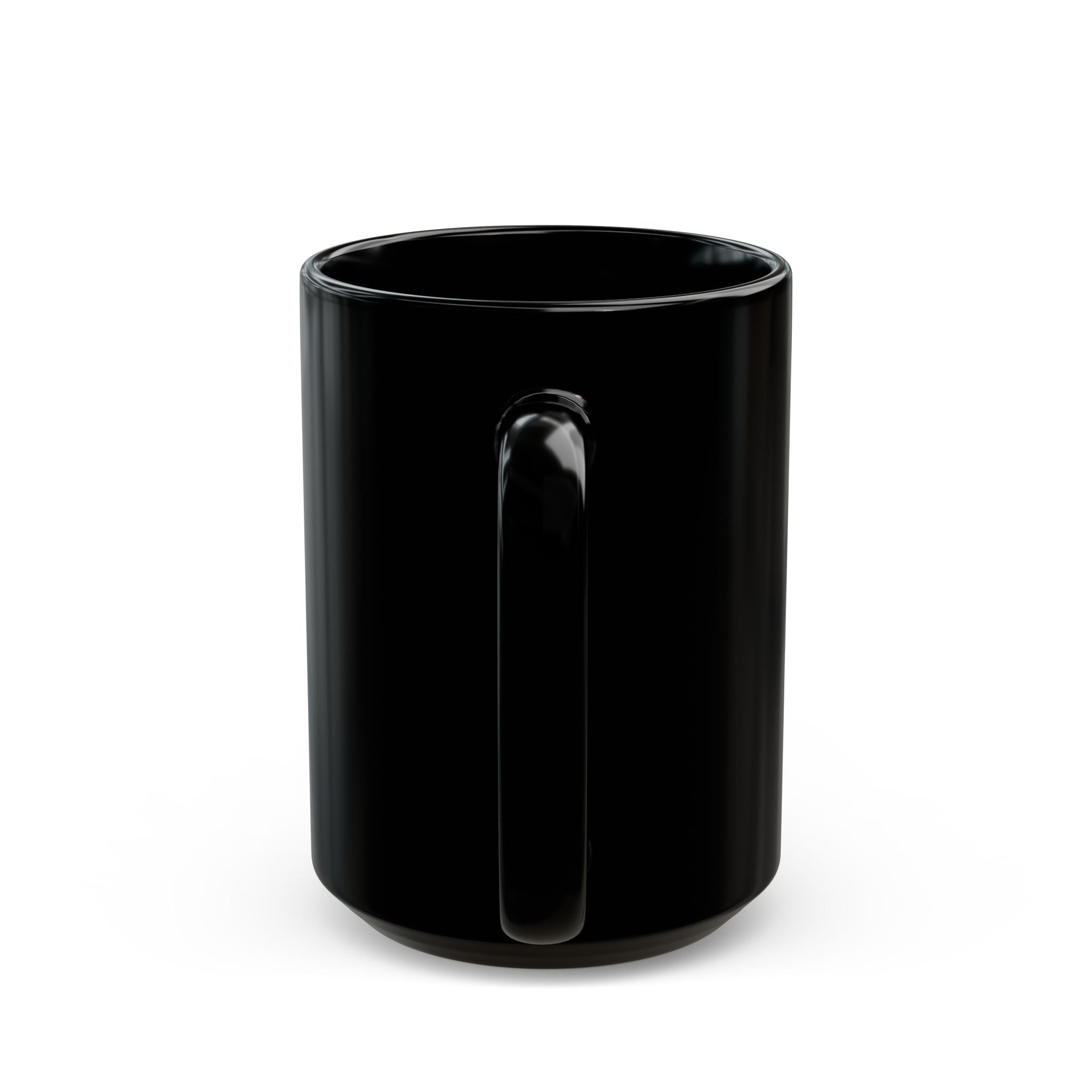 Lookouts Script Black Coffee Mug – Retro Ceramic Cup (11oz & 15oz)