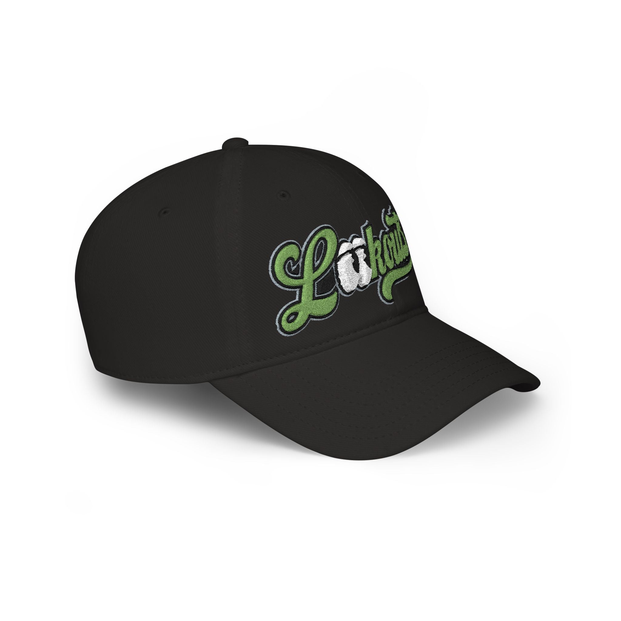 Lookouts Embroidered Baseball Cap - Vintage Script Logo