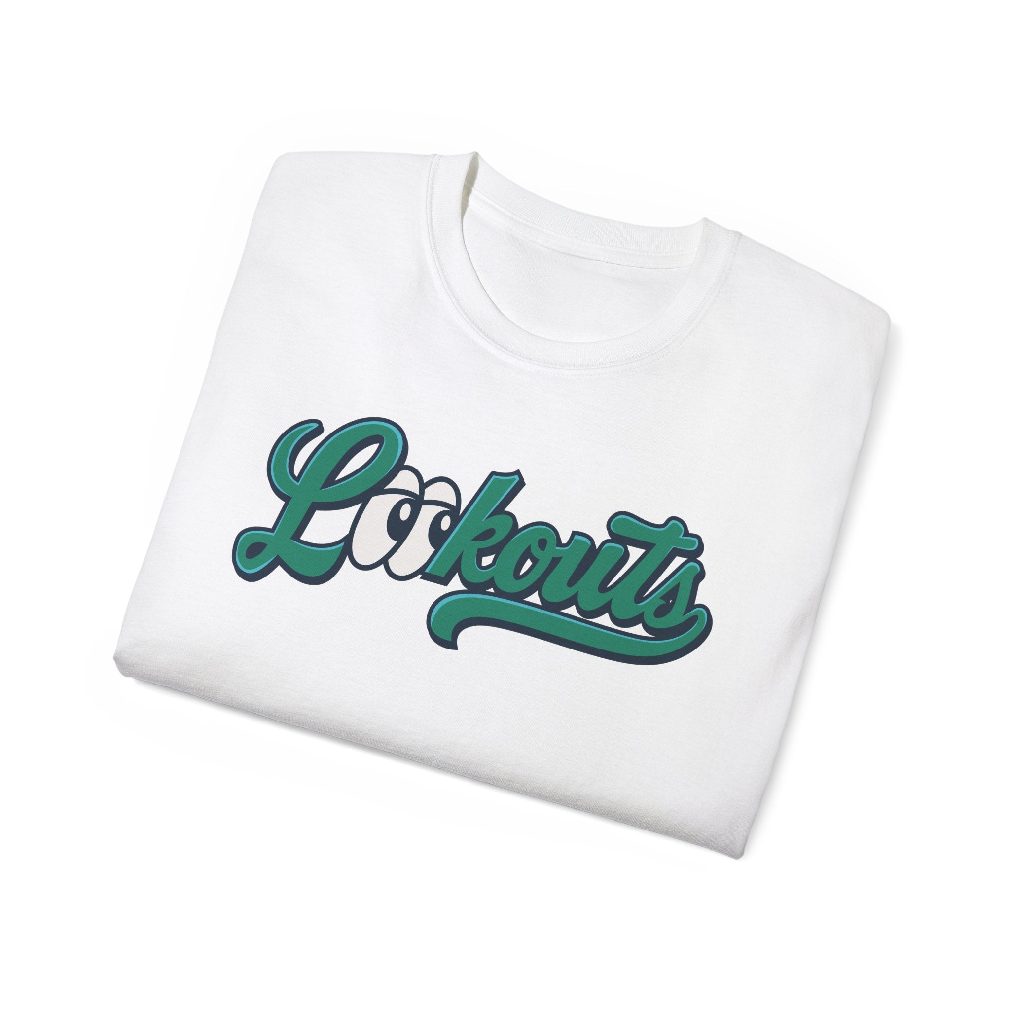 Lookouts Baseball Team Tee — Custom Player Name Cotton Shirt