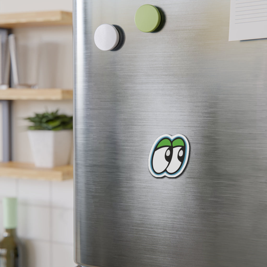 Lookouts Eyes Die-Cut Magnet — Playful Refrigerator Magnet