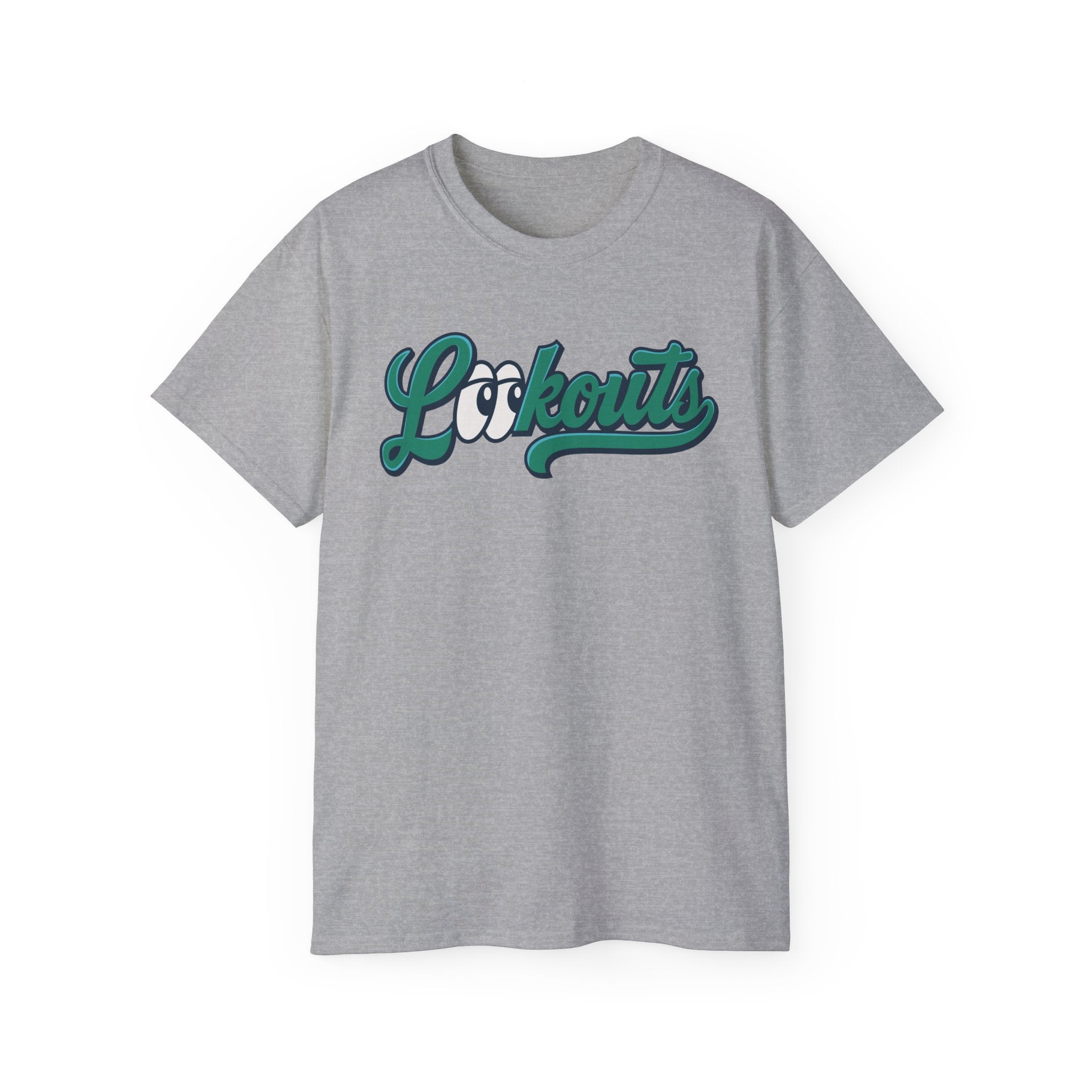 Lookouts Baseball Team Tee — Custom Player Name Cotton Shirt