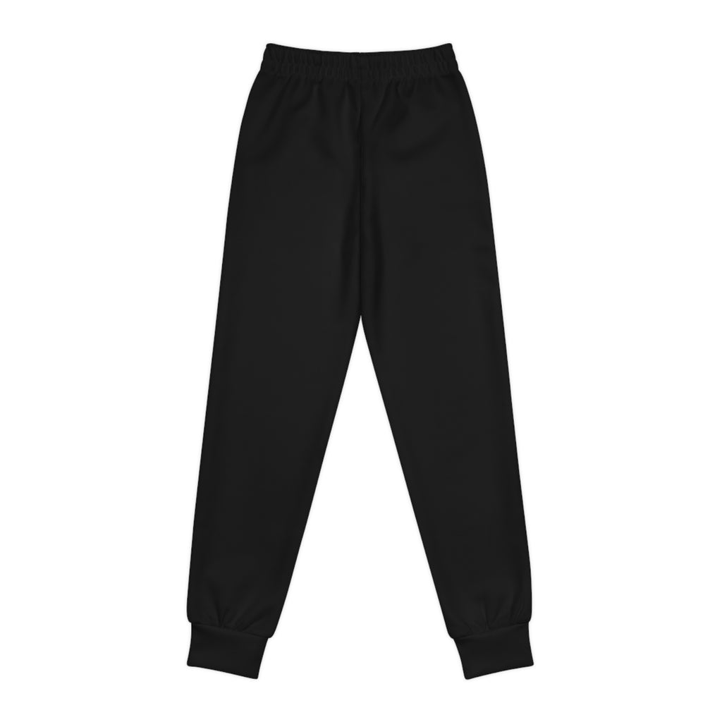 Youth Joggers — Black Kids Sweatpants with Lookouts Logo