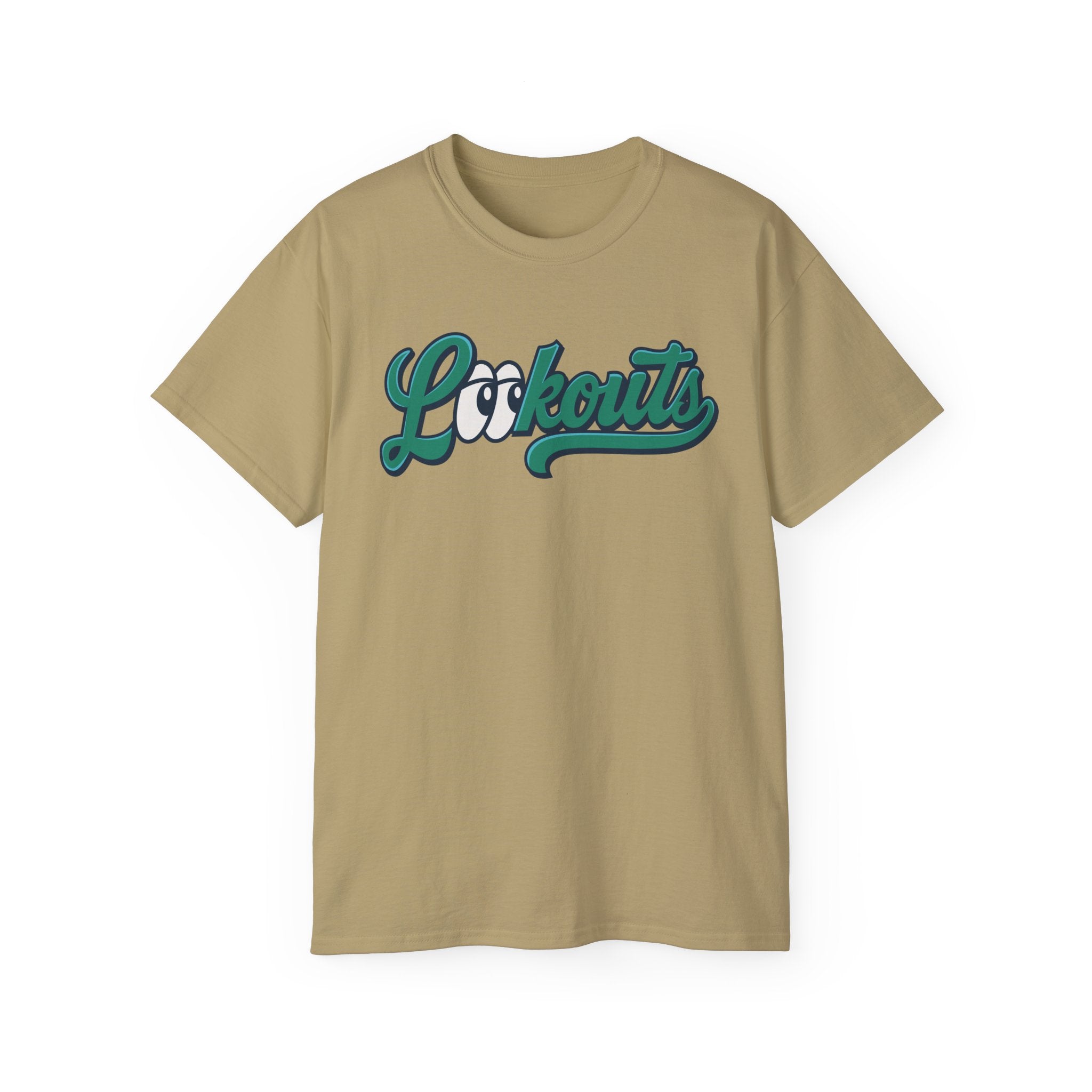 Lookouts Baseball Team Tee — Custom Player Name Cotton Shirt