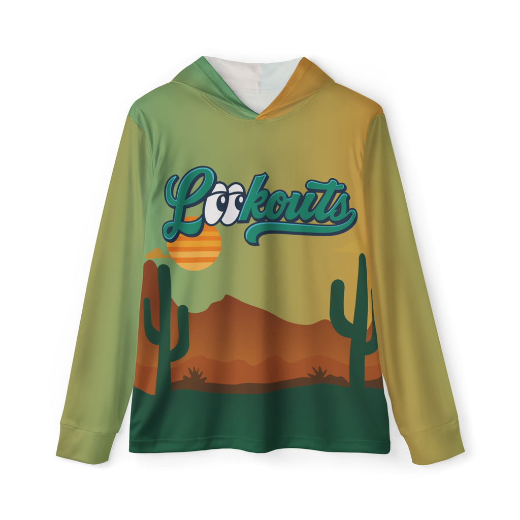 Lookouts Desert Sunset Hoodie — Men's Sports Warmup Pullover