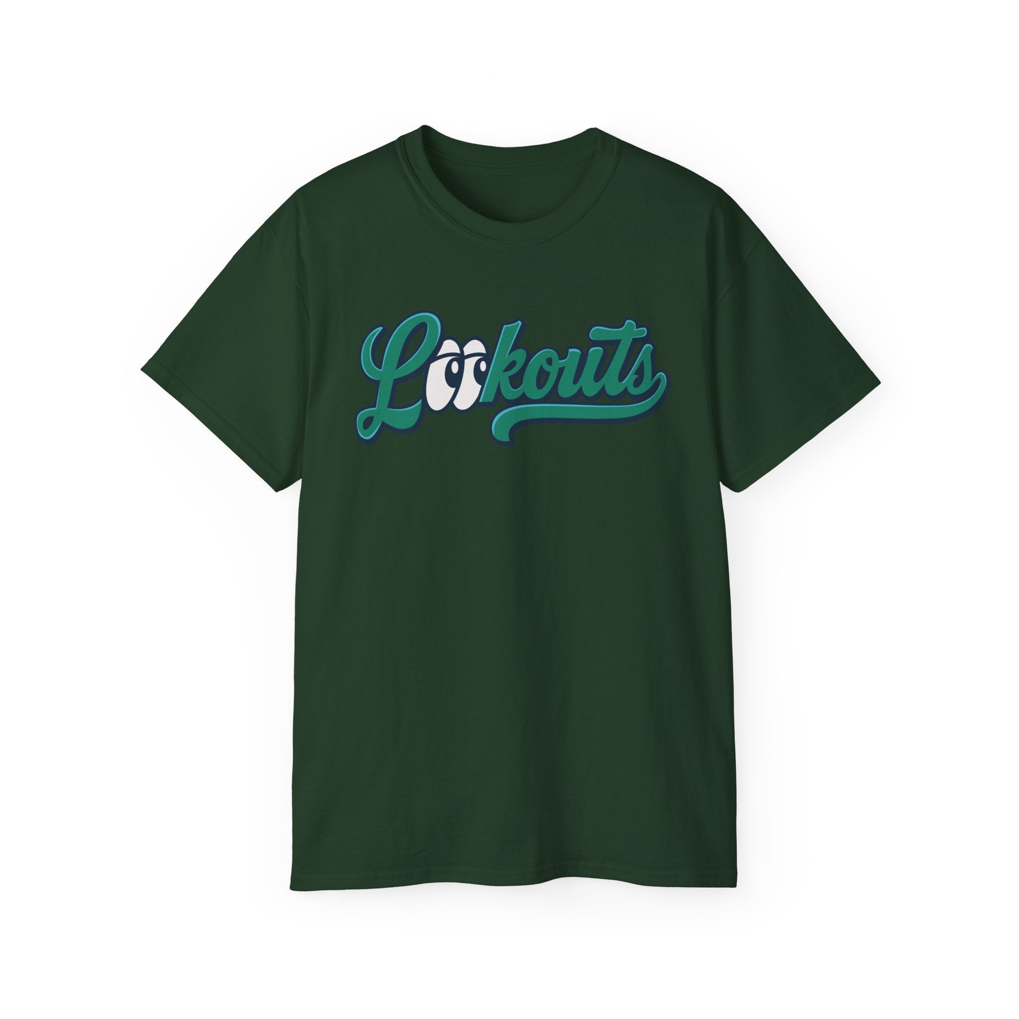 Lookouts Baseball Team Tee — Custom Player Name Cotton Shirt