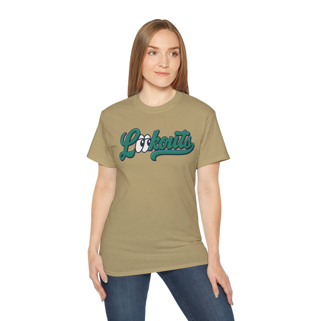 Lookouts Baseball Team Tee — Custom Player Name Cotton Shirt