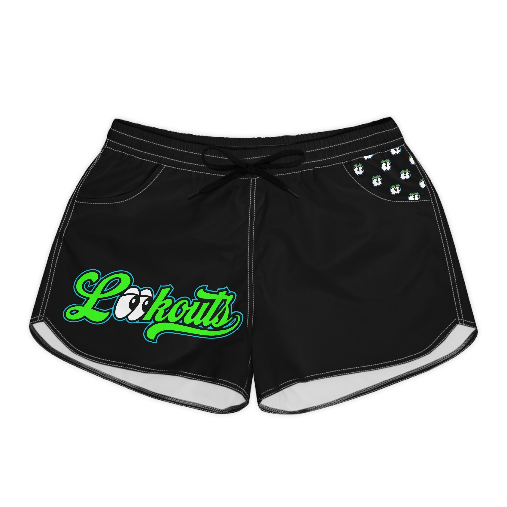 Lookouts Eyes Graphic Women's Casual Shorts